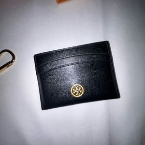 tory burch black card holder